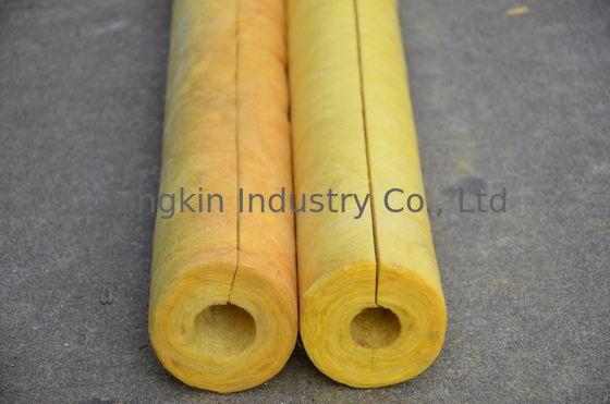 80 kg/m3 Glass Wool Air Conditioner Pipe Insulation , Non Combustible OEM