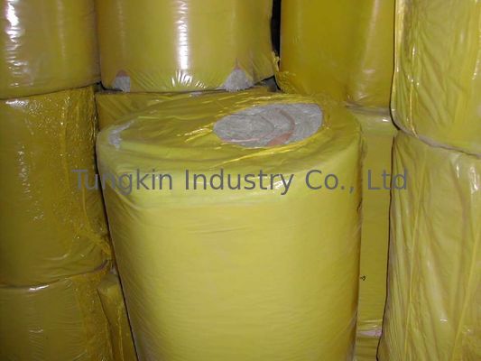Yellow stonewool Insulation Blanket ，Building Mineral Wool Blanket
