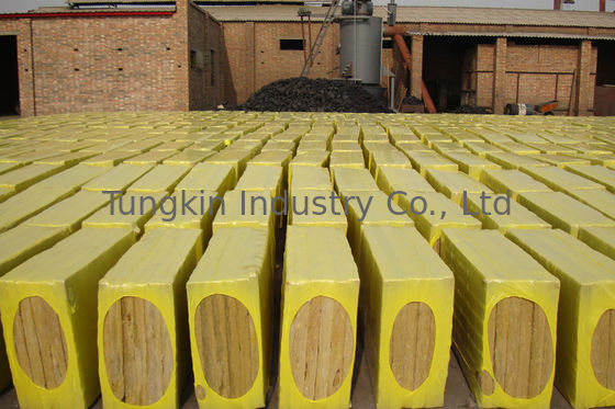 Low Thermal Conductivity stonewool Insulation Board , Mineral Wool Slabs OEM