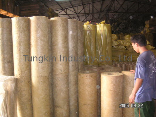 Soundproofing stonewool Pipe Insulation Material High Density