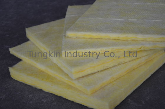 High Temperature Resistance Glass Wool Board Fire Resistance For Industrial