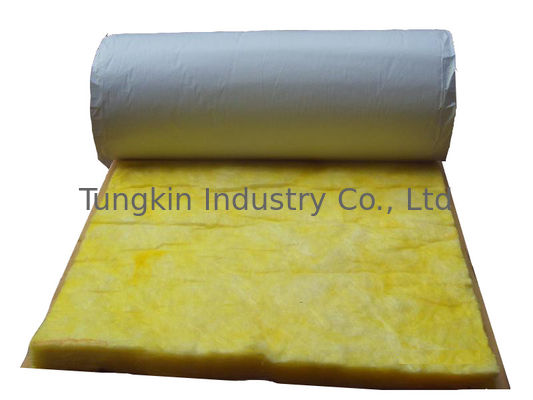 Flexible Fiber Glass Wool Blanket Roof Insulation Materials Sound Absorption