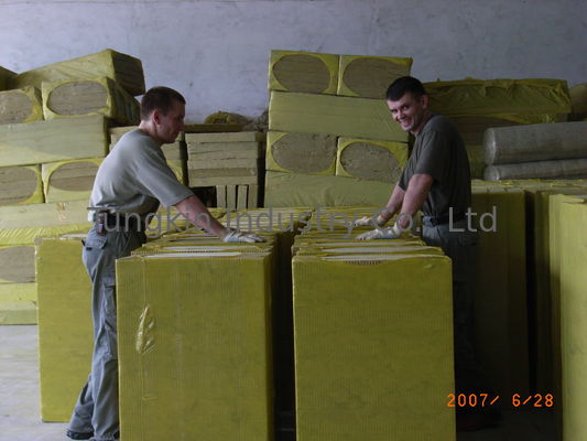 Rigid stonewool Insulation Board , High Strength Roofing Insulation Board
