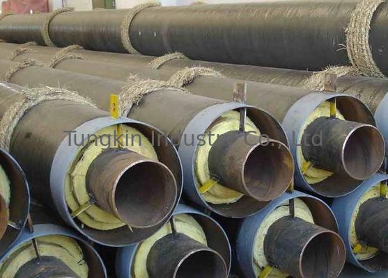 Low Dust stonewool Pipe Insulation , Mineral Wool Thermal Insulation Pipe