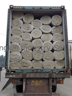 Fire Resistant stonewool Insulation Blanket , Furnaces stonewool Roll