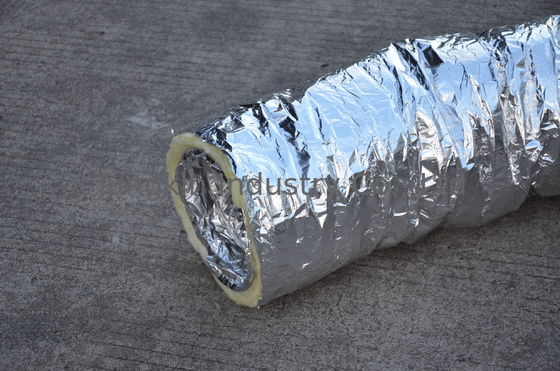 Foil Faced Glass Wool Insulation Blanket 25mm Thickness For Flexible Air Duct