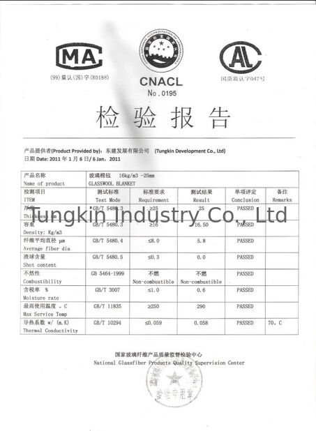 الصين TUNGKIN INDUSTRY Co.Ltd الشهادات