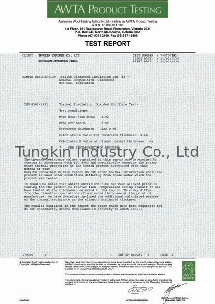 الصين TUNGKIN INDUSTRY Co.Ltd الشهادات